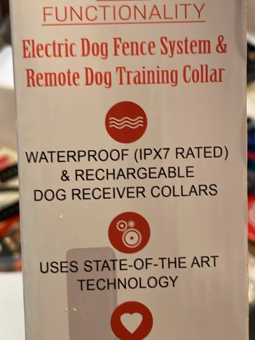 Deluxe Electric Dog Fence Waterproof Rechargeable up to 3 Shock Collar Options -